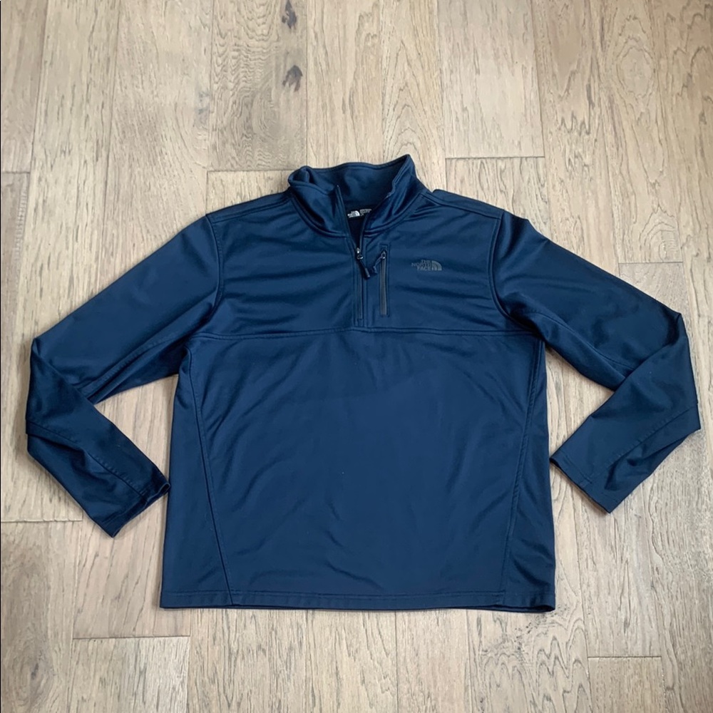 The North Face Men's Dark Navy Half-Zip Performance Pullover Size Large